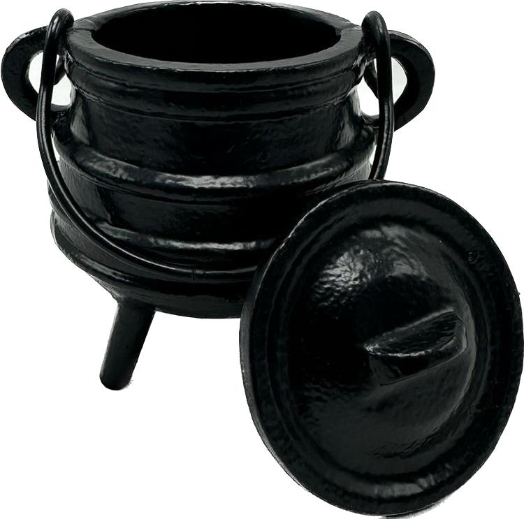 Black Cauldron with Lid