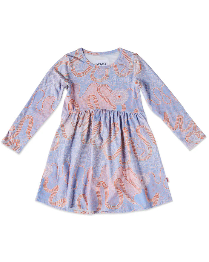 Kalaya Ngura Organic Cotton Everyday Long Sleeve Dress