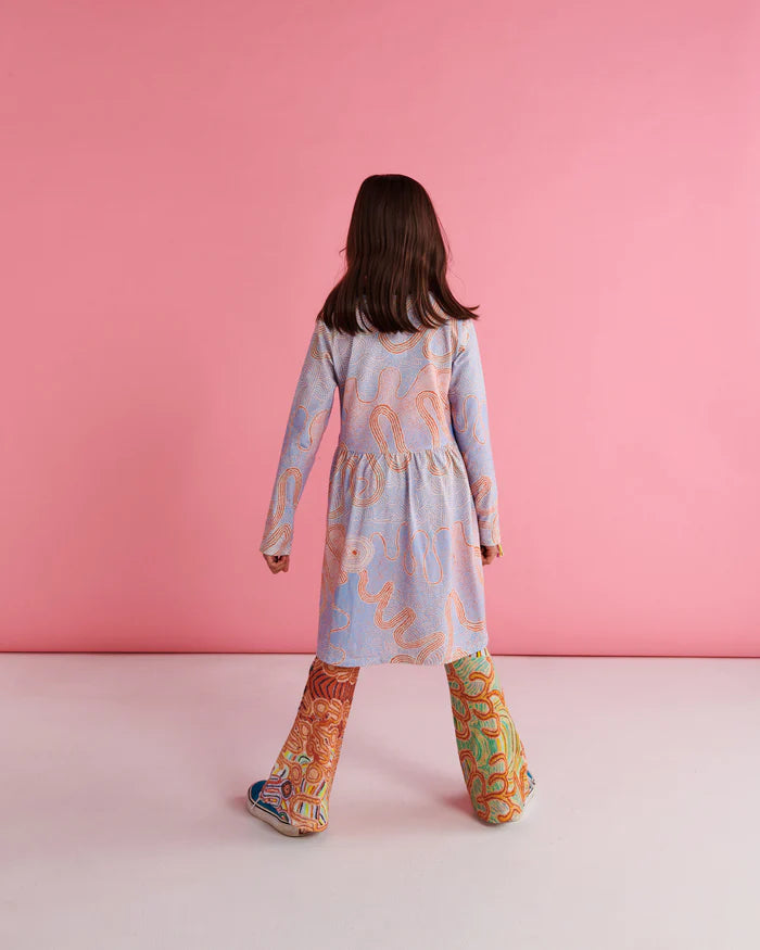 Kalaya Ngura Organic Cotton Everyday Long Sleeve Dress