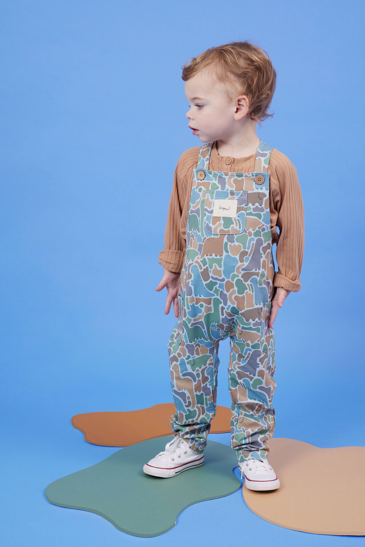 Dino-Saw Overalls - Lucky Last! (Size 3)