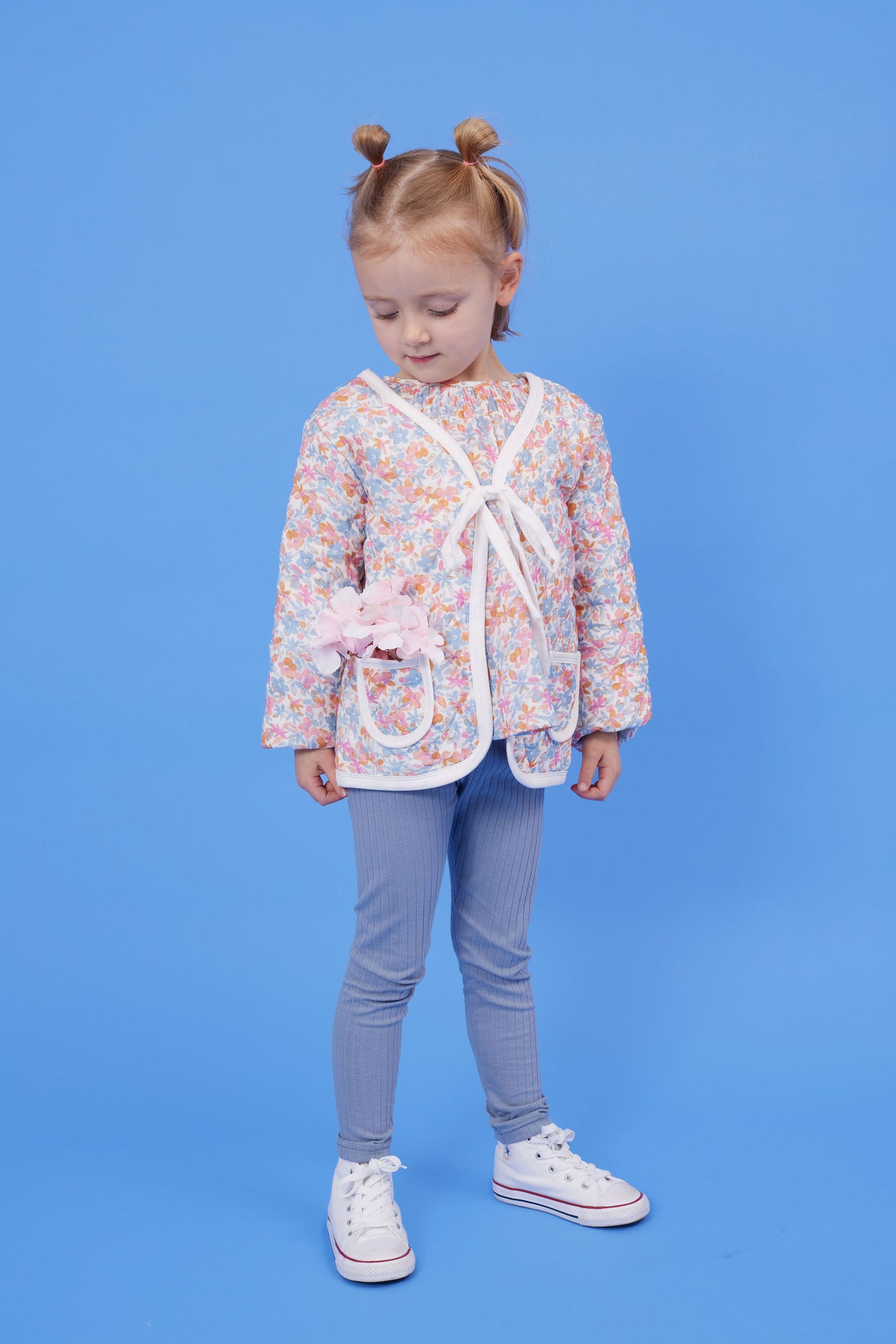 Cornflower Rib Leggings
