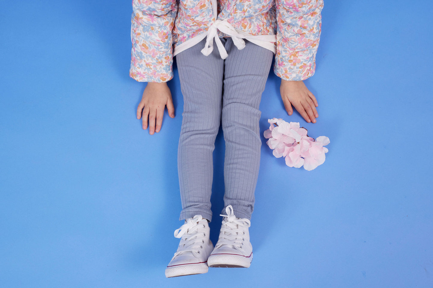 Cornflower Rib Leggings