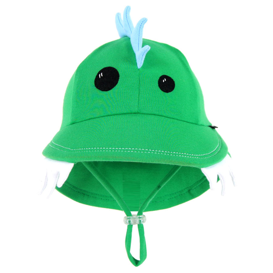 Dinosaur Legionnaire Flap Sun Hat - Green