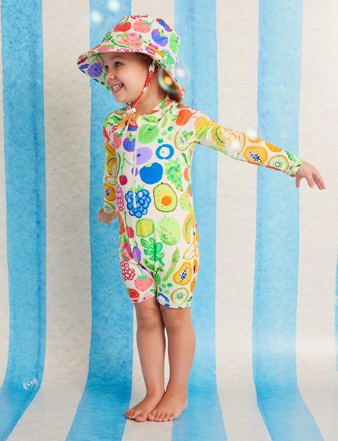 Long Sleeve Rash Suit Eat The Rainbow
