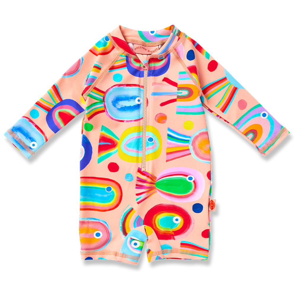 Long Sleeve Rash Suit Fancy Fins