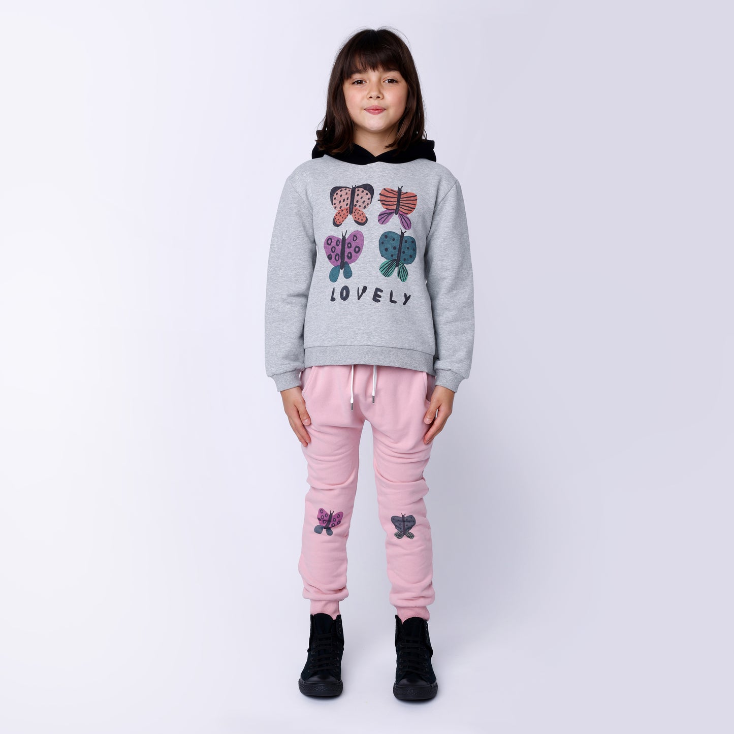 Lovely Butterflies Furry Hood