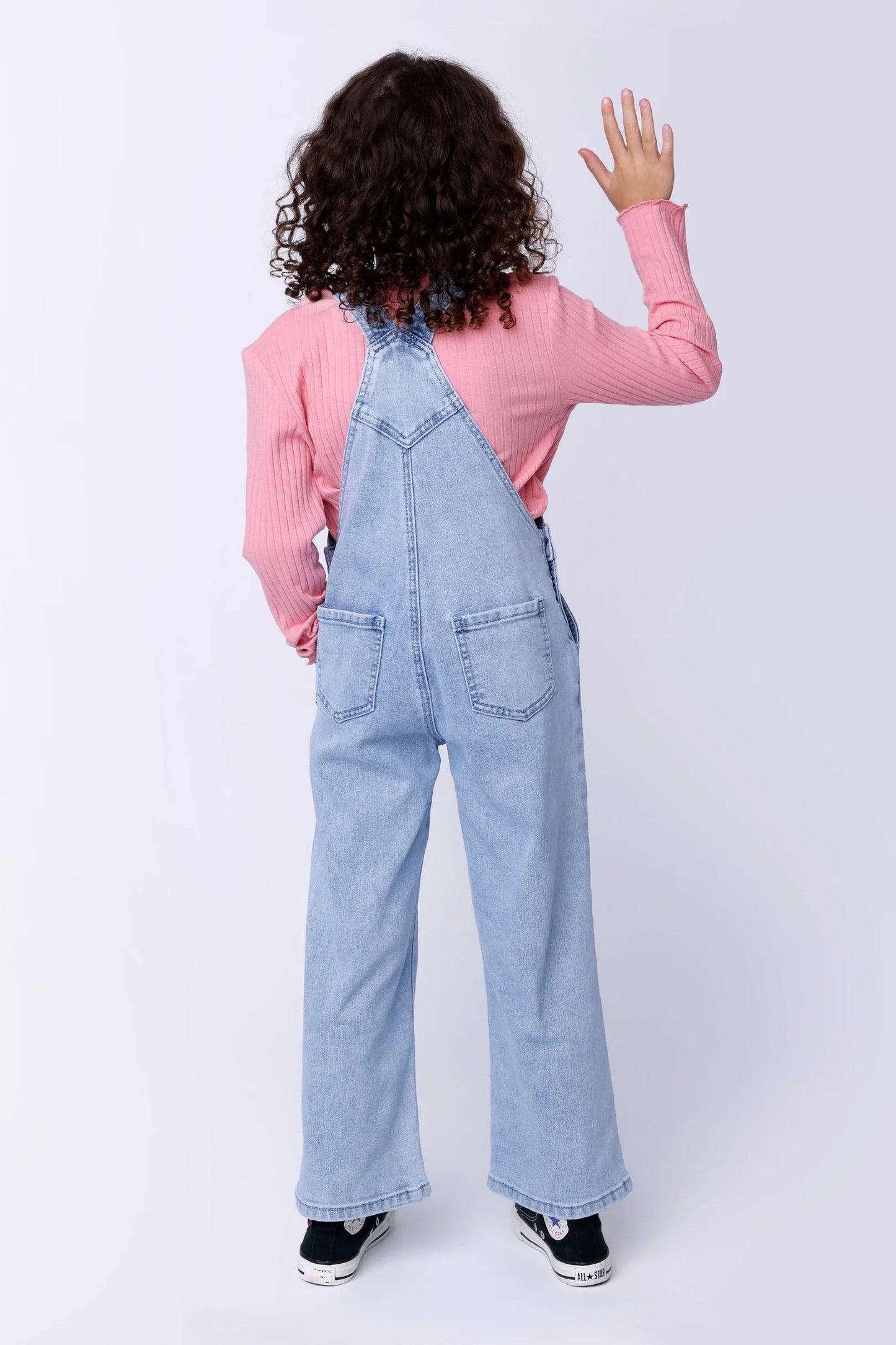 Happy Heart Denim Overalls - Lucky Last! (Size 2)