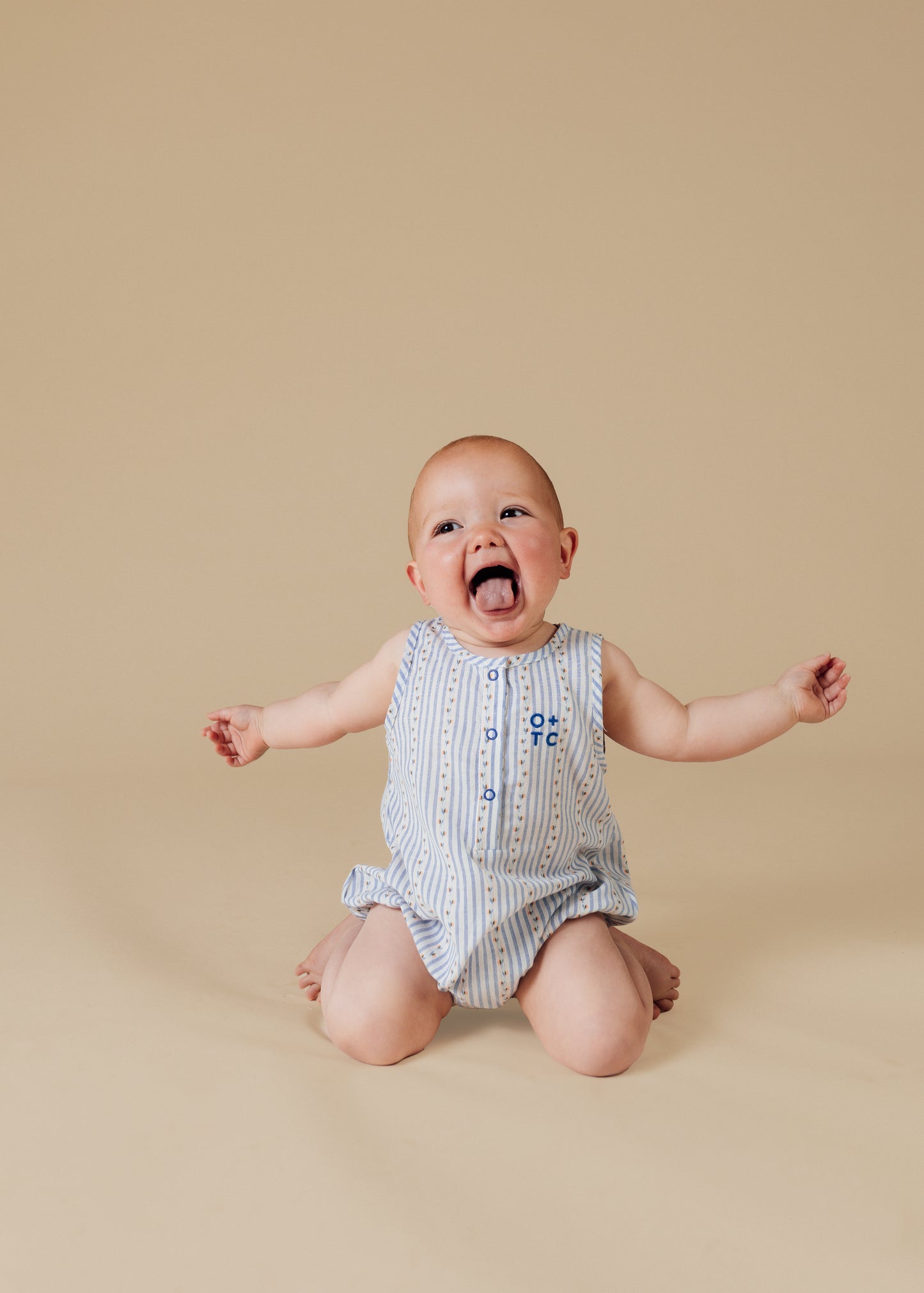 Peaches Bubble Romper