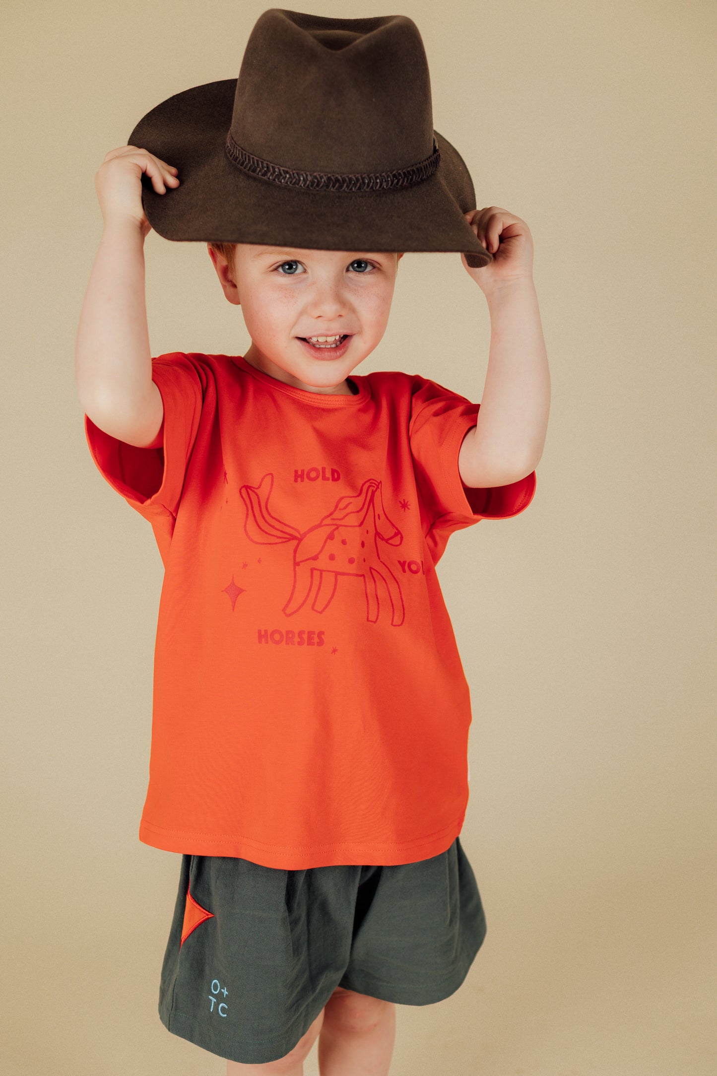 Howdy Star Relaxed Shorts - Spruce