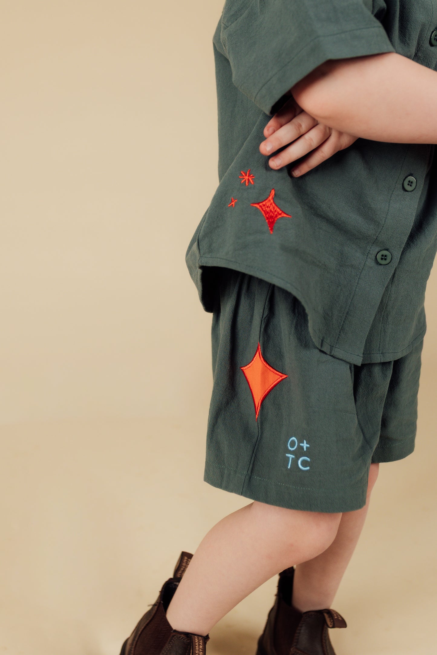 Howdy Star Spruce Short Sleeve Shirt