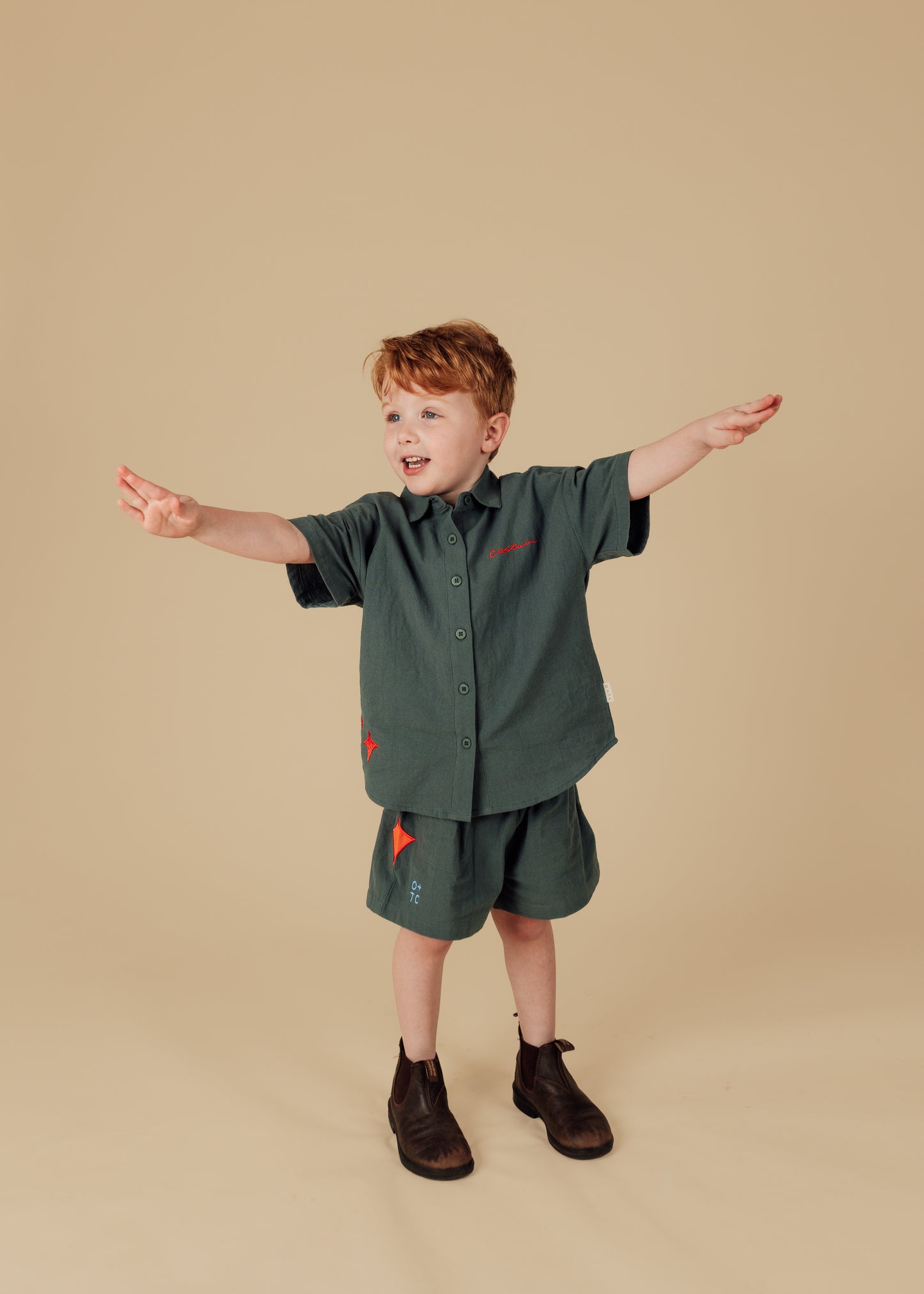 Howdy Star Spruce Short Sleeve Shirt