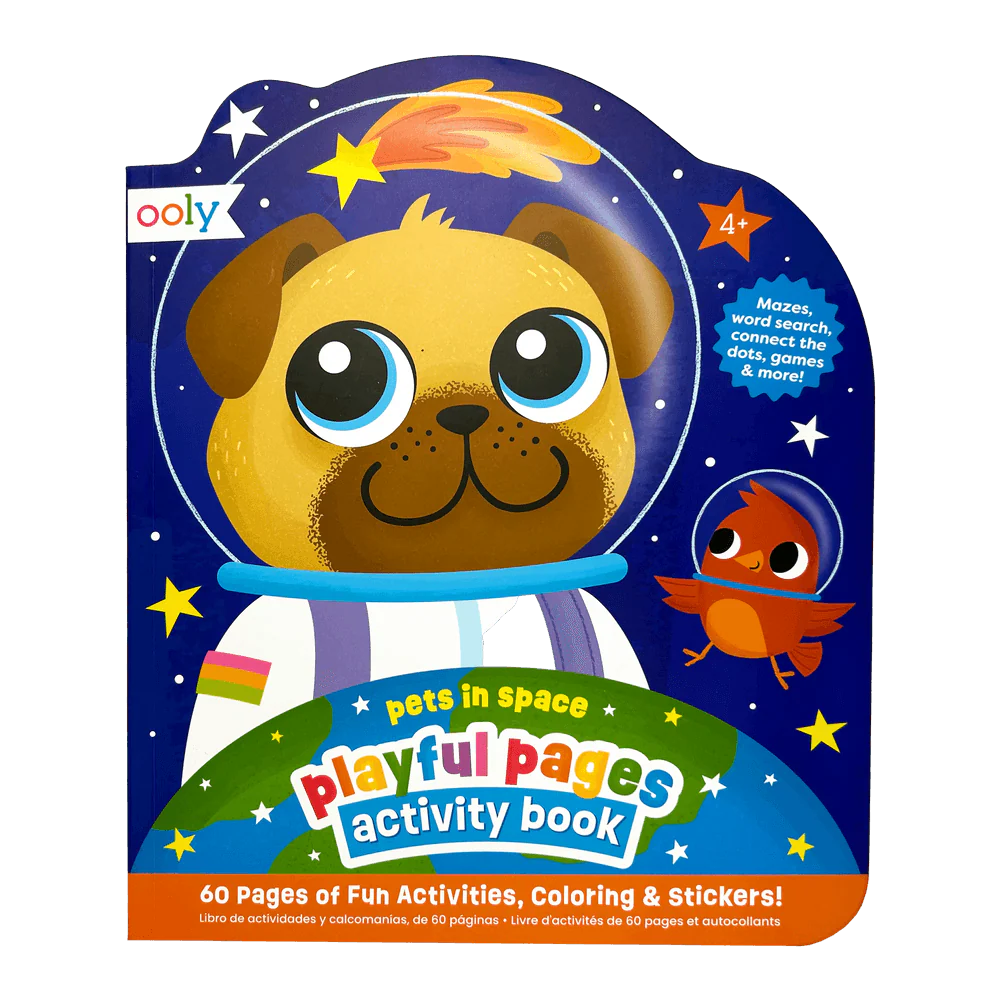 Ooly Playful Pages Activity Book – Pets in Space