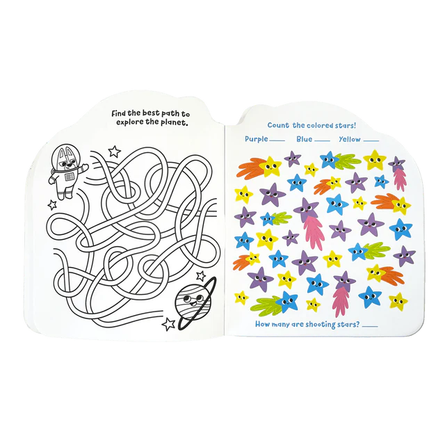 Ooly Playful Pages Activity Book – Pets in Space