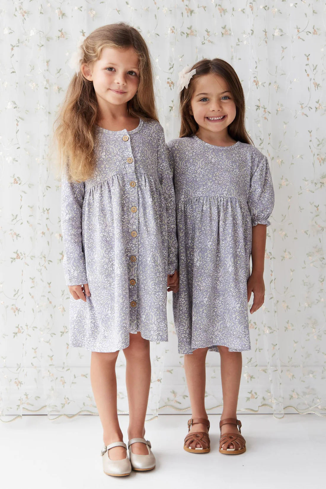 Organic Cotton Penny Dress - April Lilac