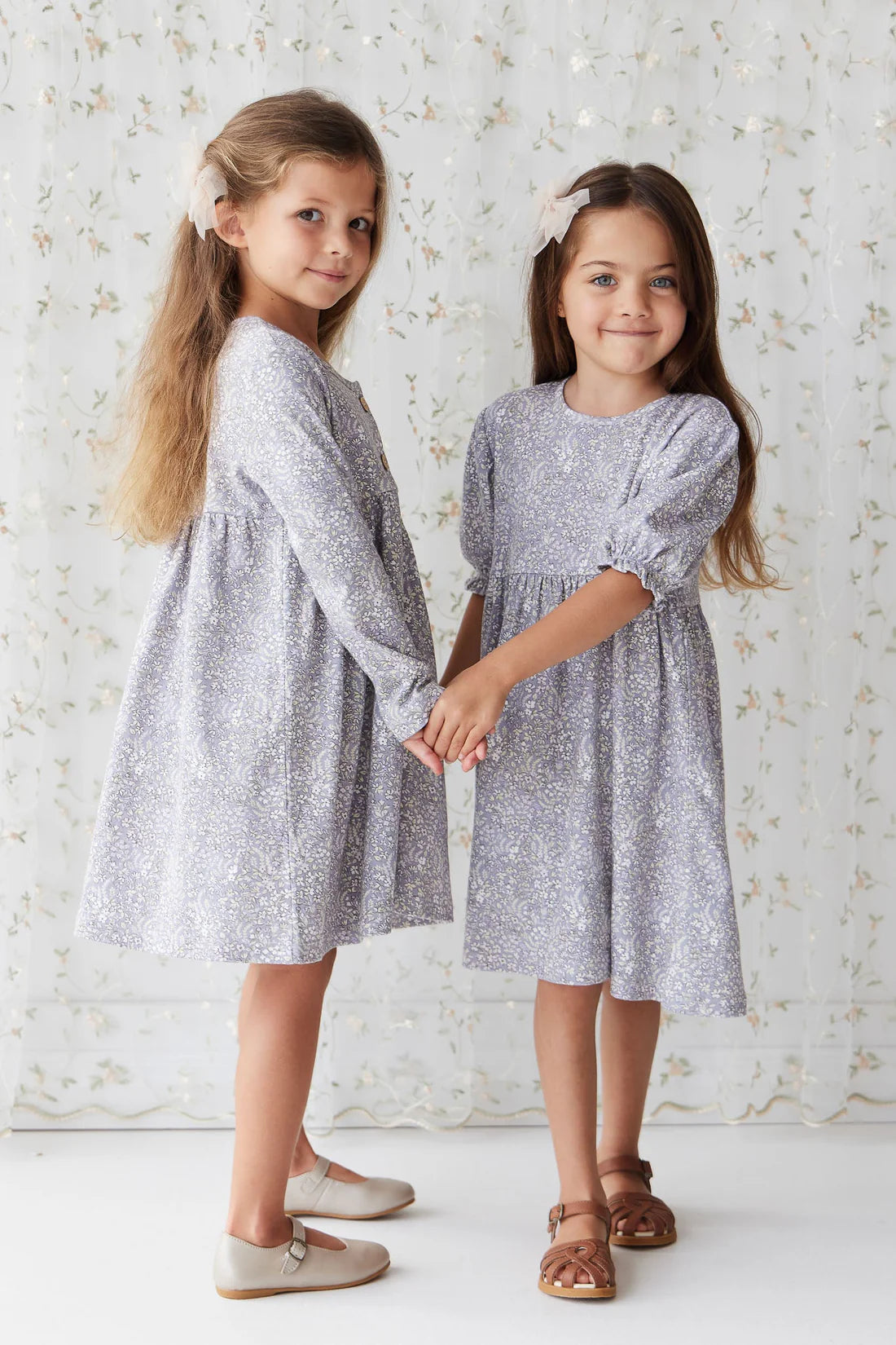 Organic Cotton Penny Dress - April Lilac