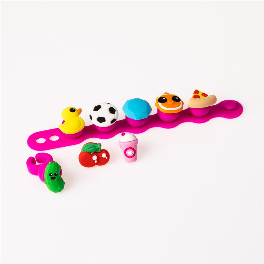 Plip Charms Pink Braclet