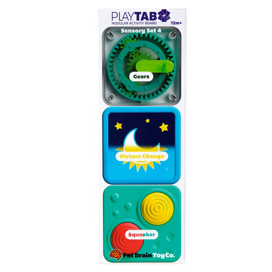 PlayTab Sensory Set 4 (Gears, Picture Change & Squeaker)