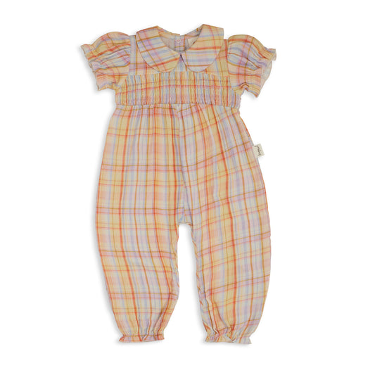 Rainbow Plaid Vintage Jumpsuit