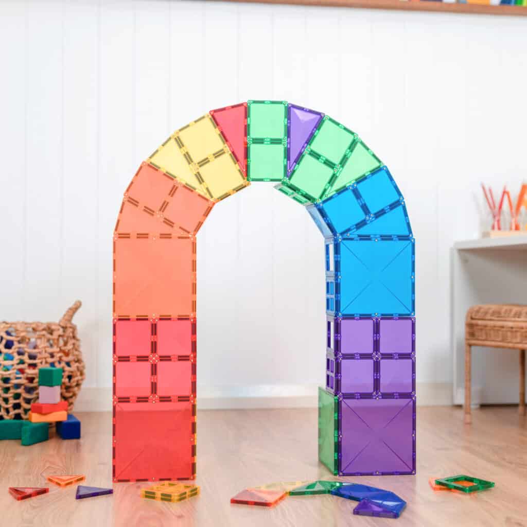Connetix 62 Piece Rainbow Starter Pack