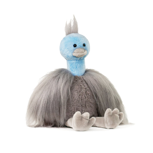 Little Emery Emu Soft Toy (Angora) | 10"/25cm