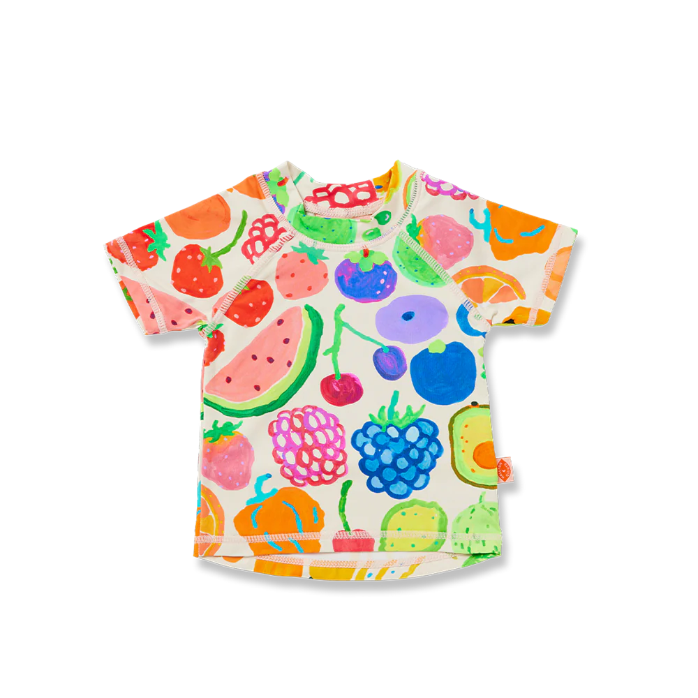 Short Sleeve Rash Vest Eat The Rainbow
