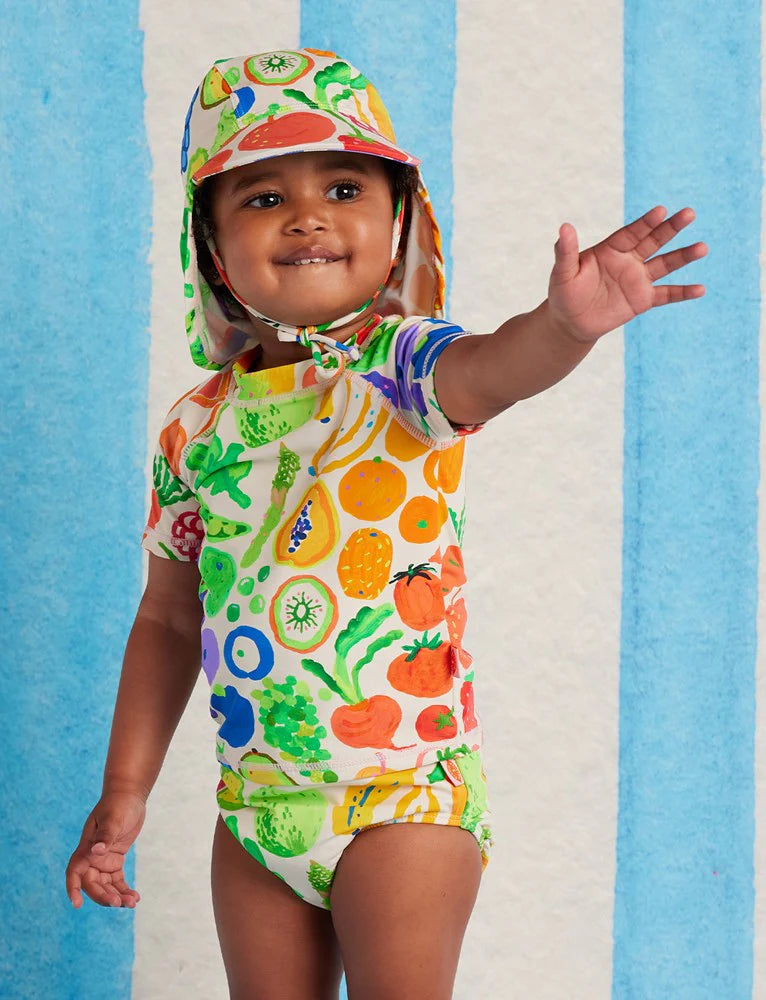 Short Sleeve Rash Vest Eat The Rainbow