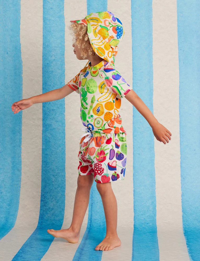 Short Sleeve Rash Vest Eat The Rainbow