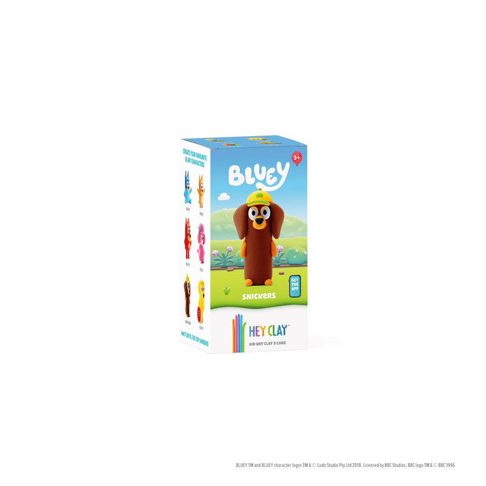 Hey Clay Snickers Single Character - Bluey