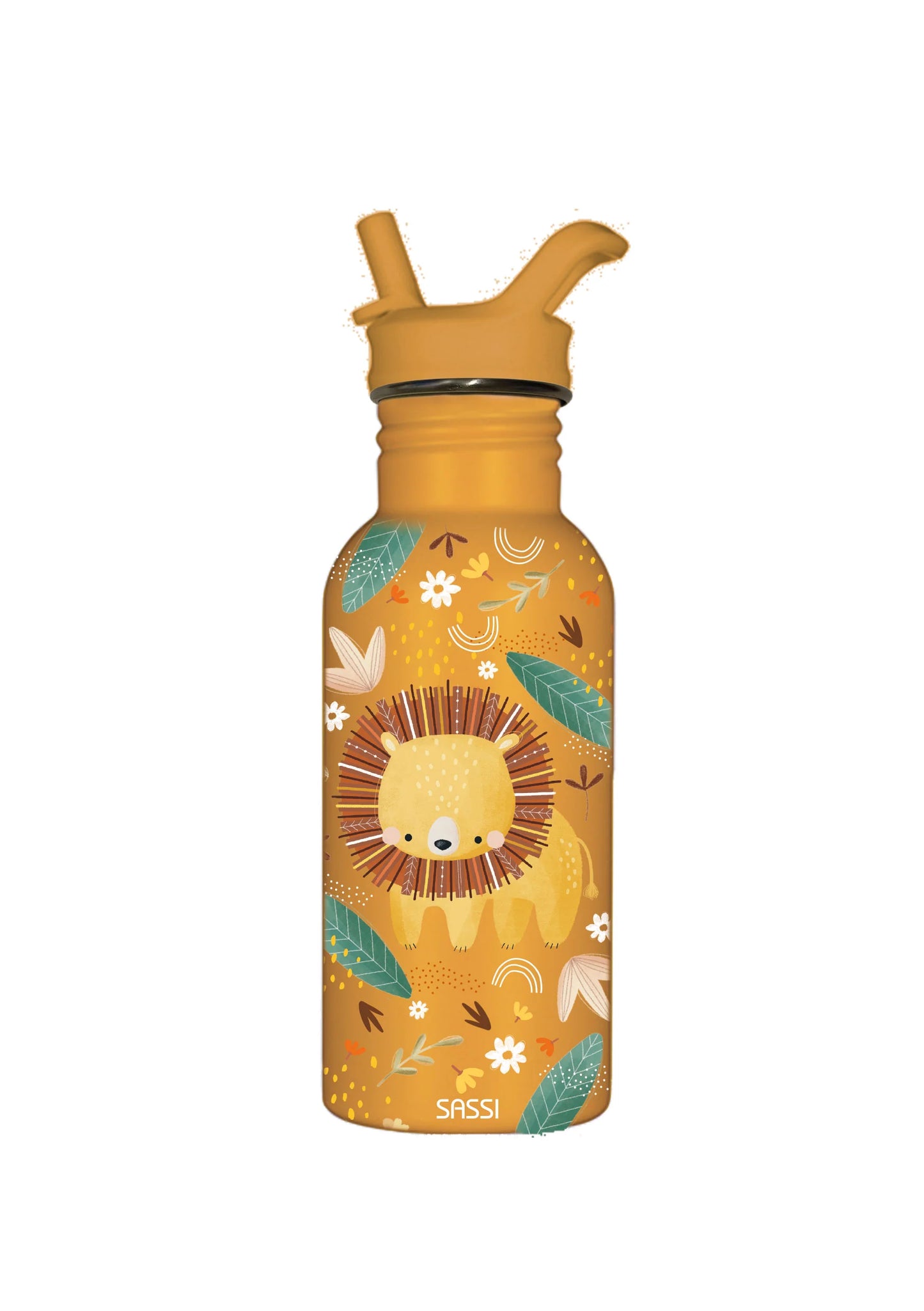 Stainless Steel Drink Bottle 500 ml - Chompy The Lion