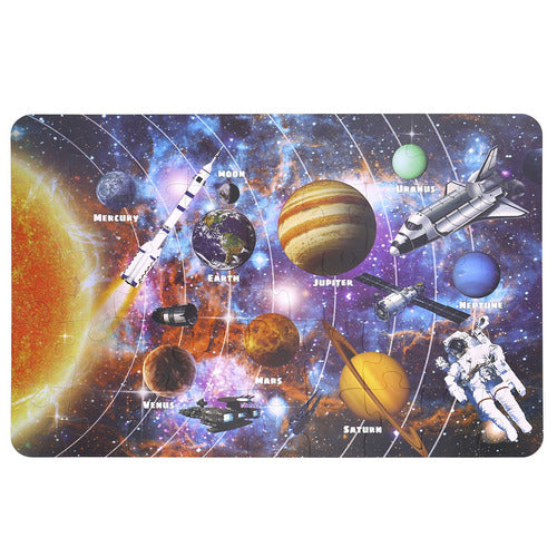 The Solar System Floor Puzzle