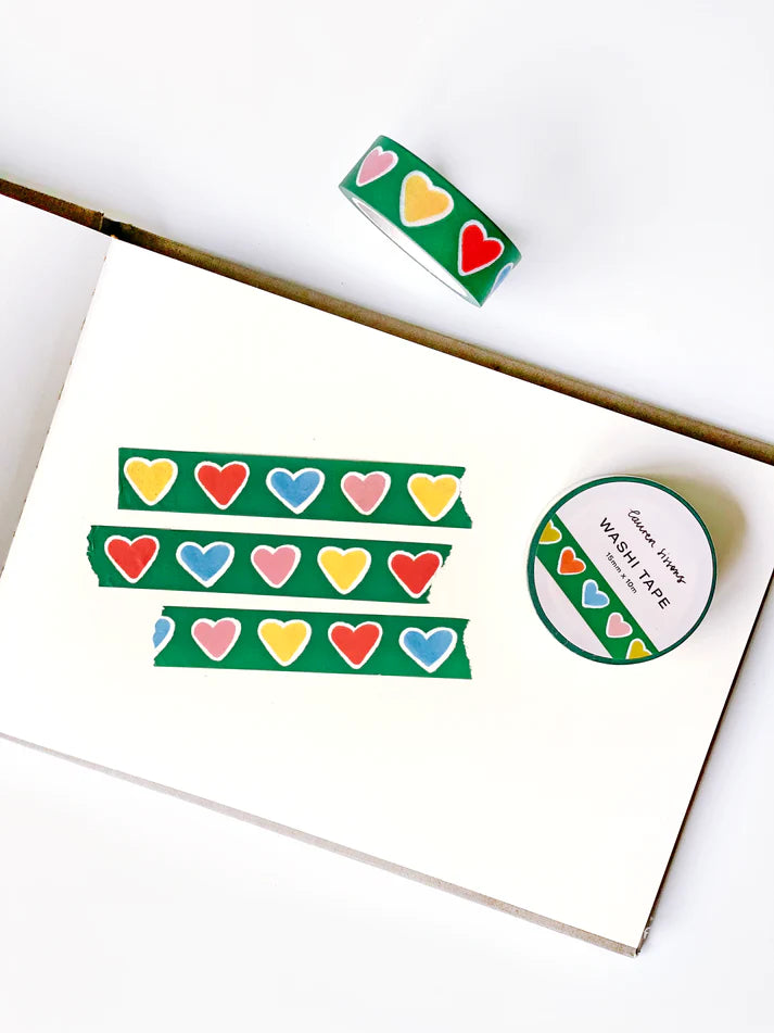 Heart Pattern Washi Tape