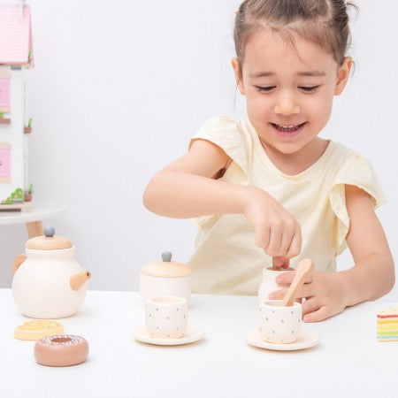 Wooden Tea Set
