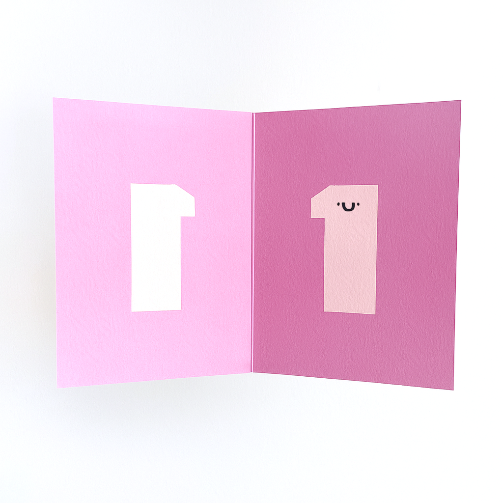 Age 1 - Fun Happy Birthday Card