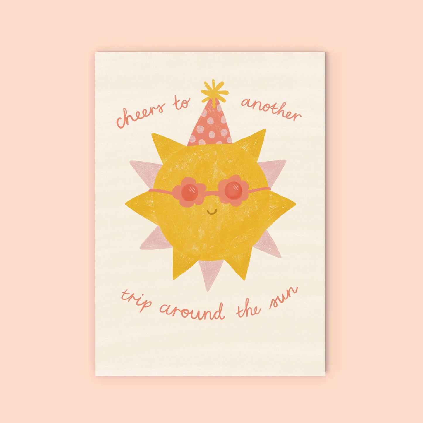 "Another Trip Around The Sun" - Cute Birthday Greeting Card