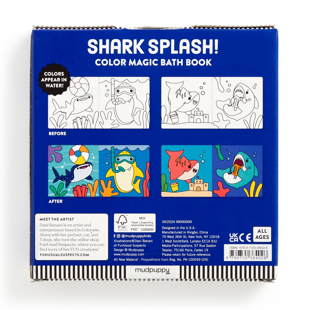 Magic Bath Book – Shark Splash