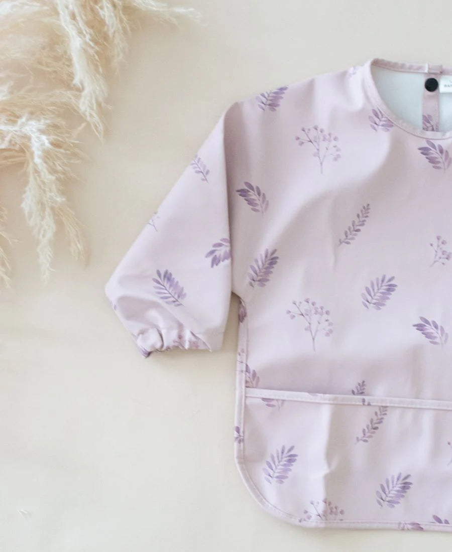 Floral Blush Smock Bib