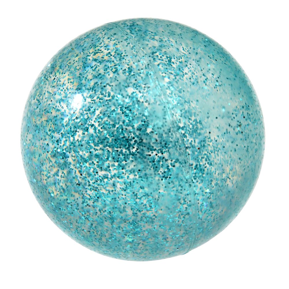 Blue Owl Glitter Bouncy Ball