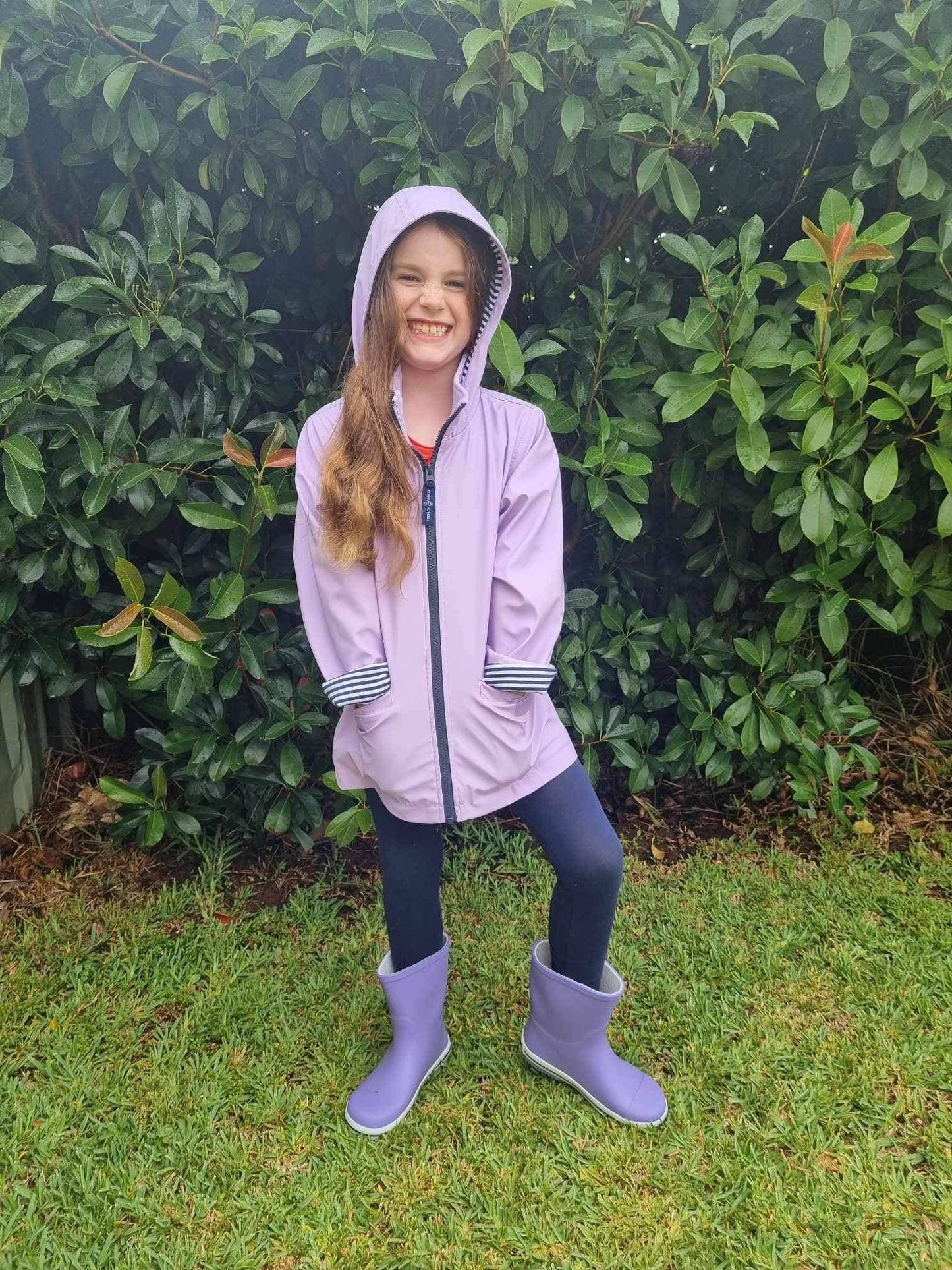 Kids' Rubber Gumboot - Purple