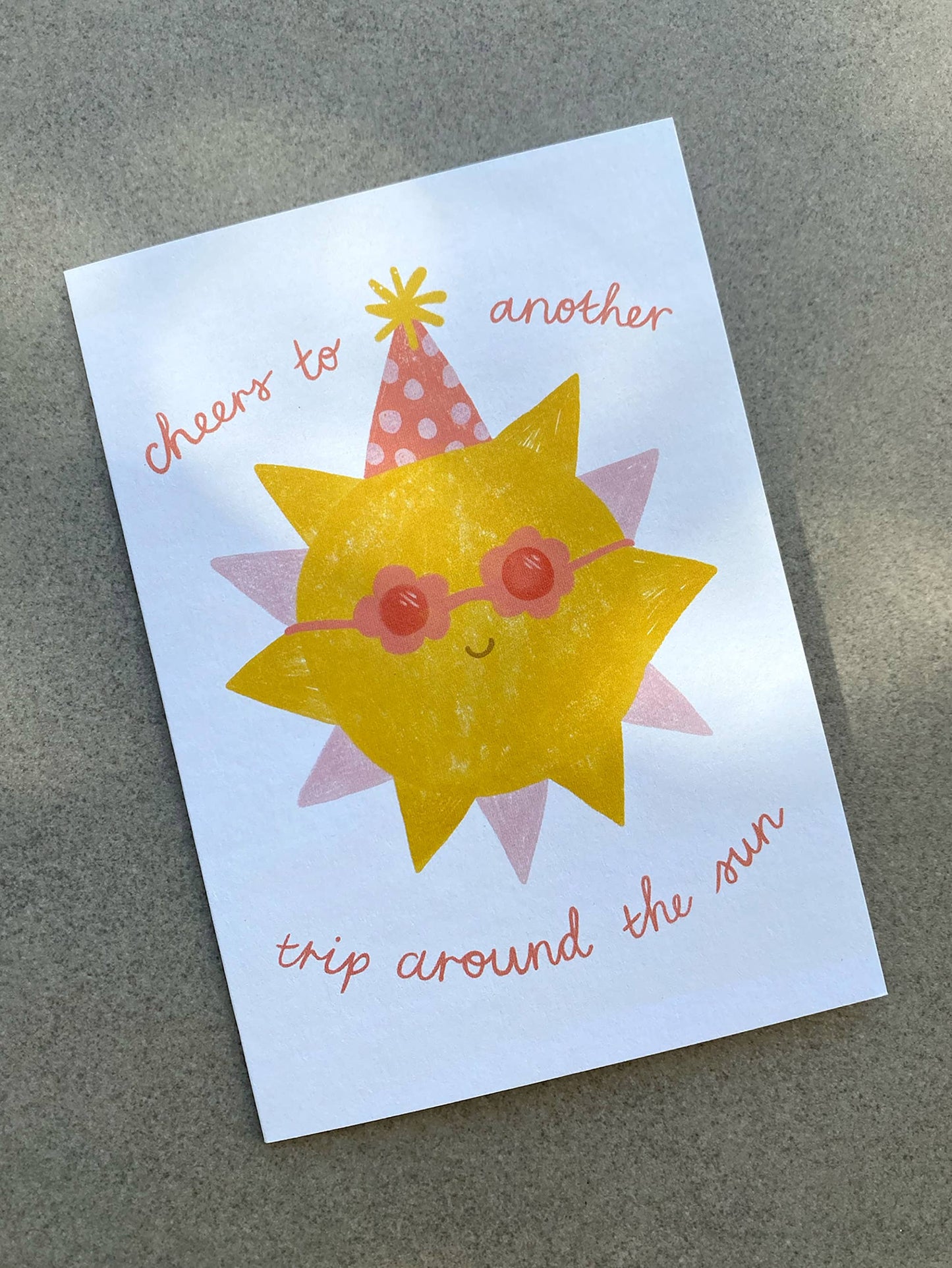 "Another Trip Around The Sun" - Cute Birthday Greeting Card