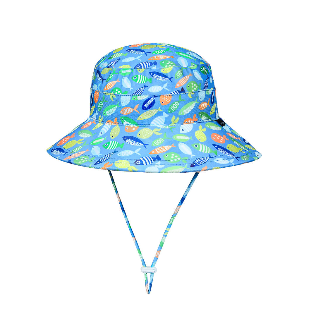 Kids Classic Swim Bucket Beach Hat - Pisces