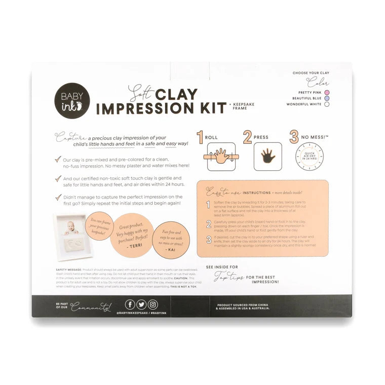 Clay Frame - White