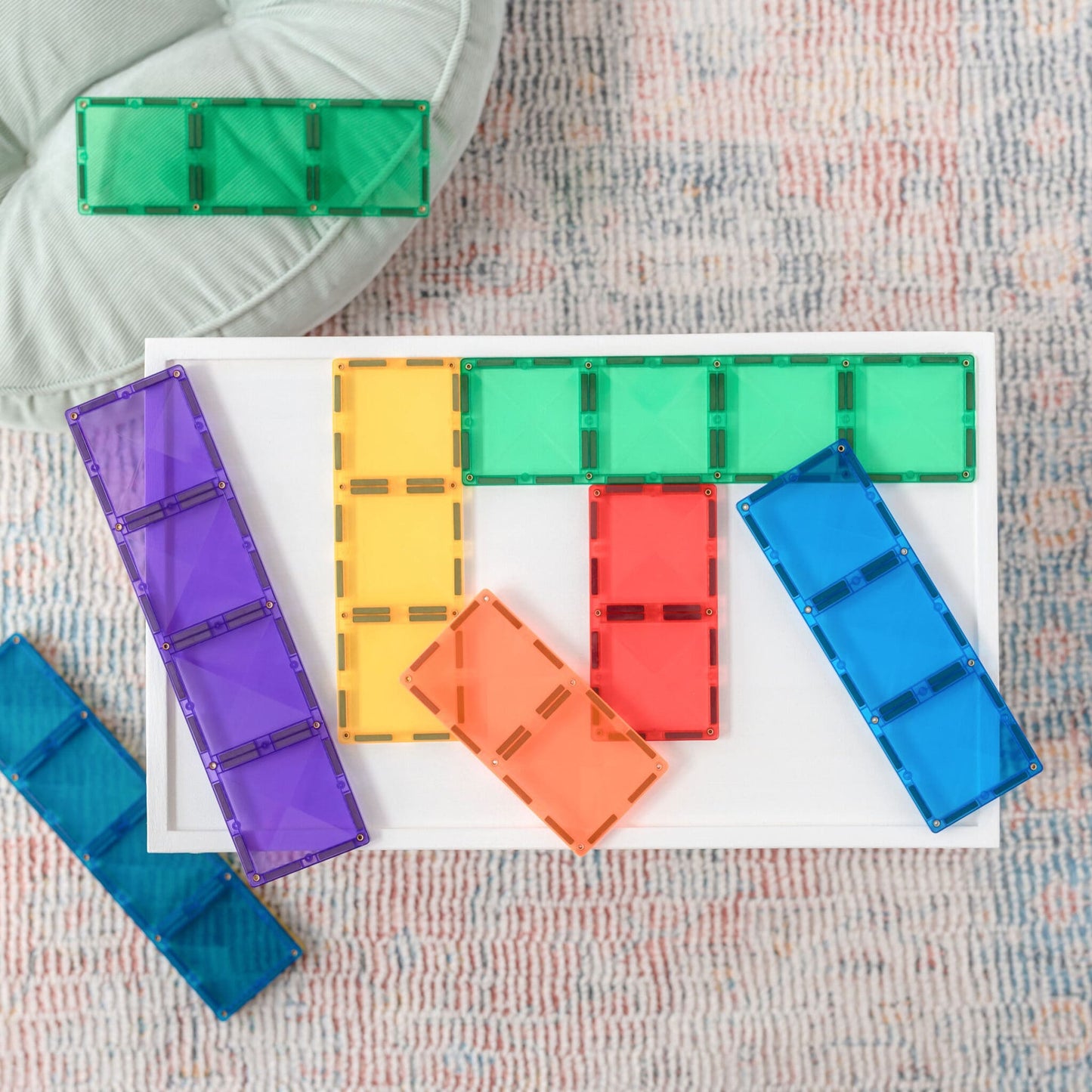 Rainbow Rectangle Pack 18 Pieces