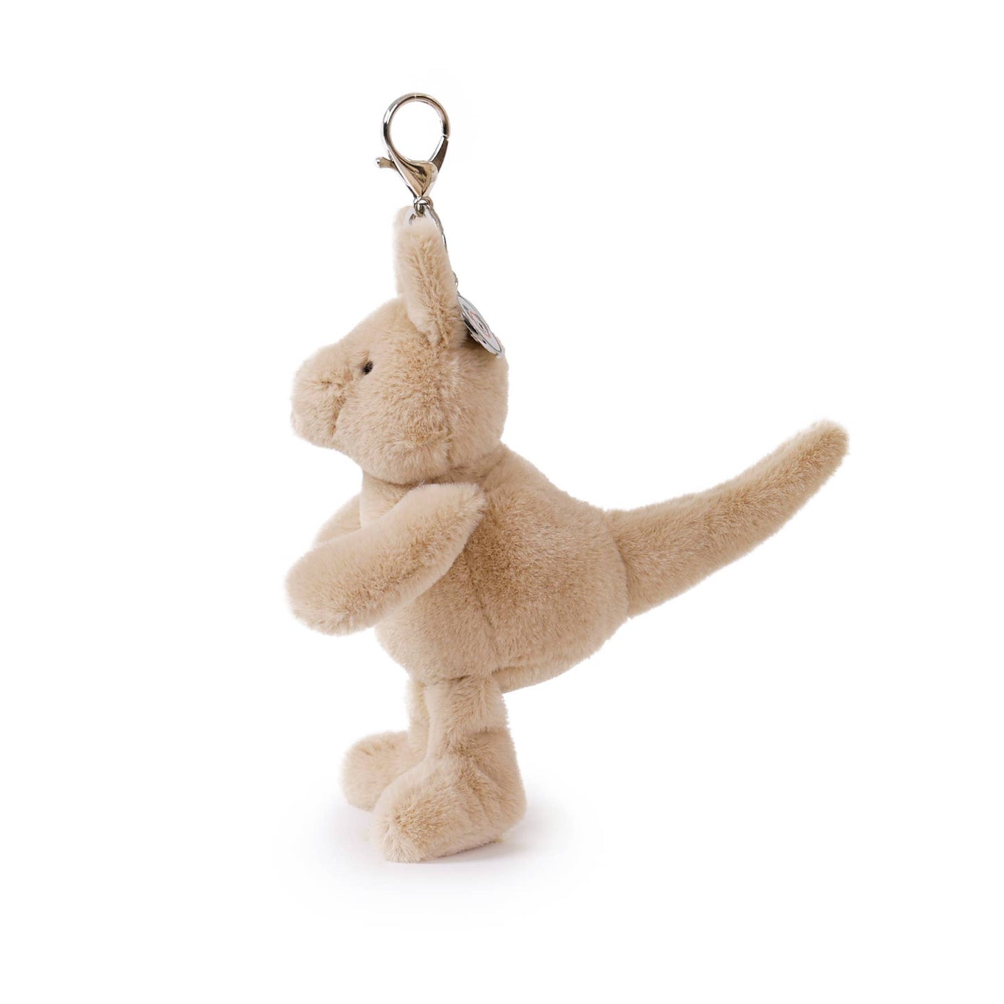 Kip Kangaroo Bag Charm (Vegan Angora) | 7"/ 18 cm