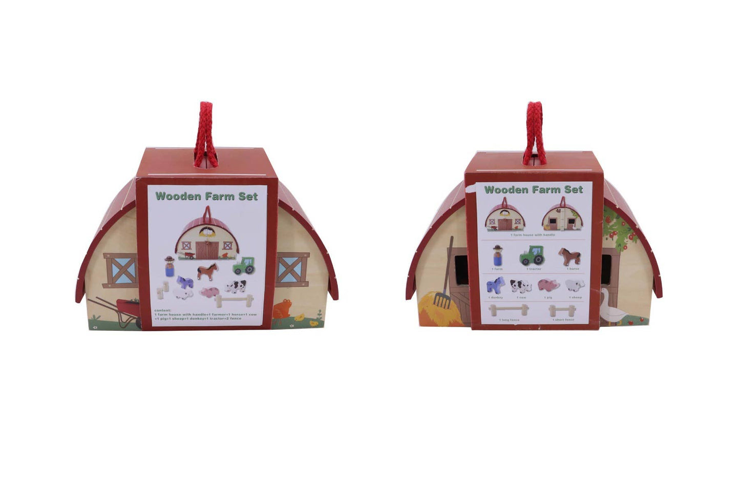 Wooden Farm Playset