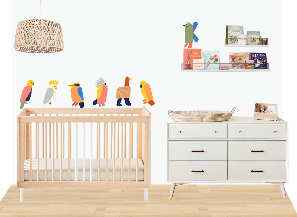 Fabric Wall Decals - Flamin' Galah