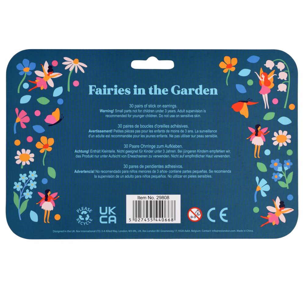Fairies Stick on Earrings