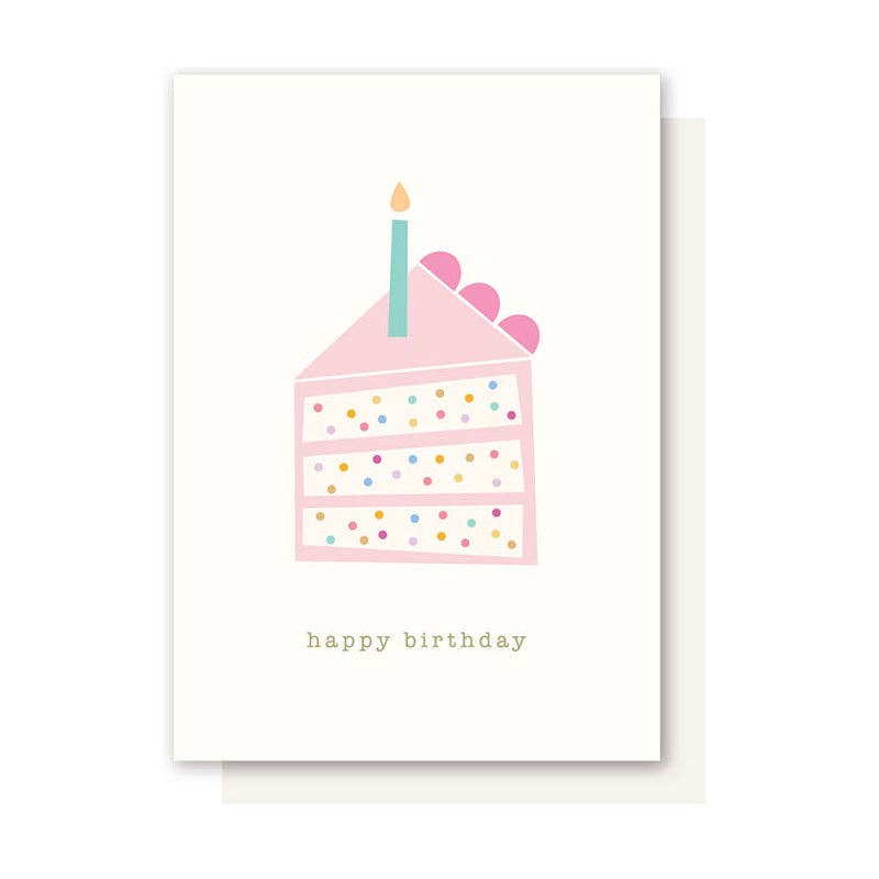 Slice Of Cake Birthday Card