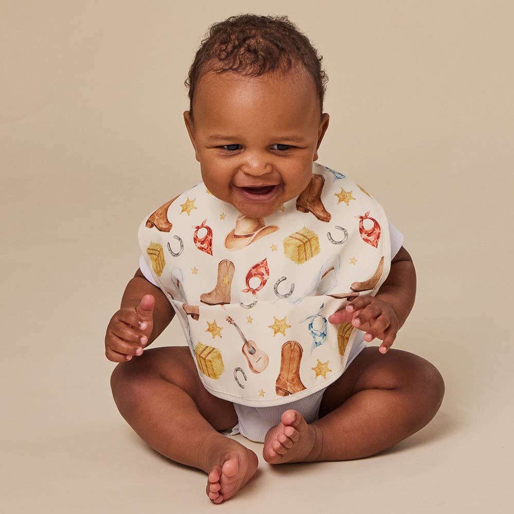 Cowboys Snuggle Bib