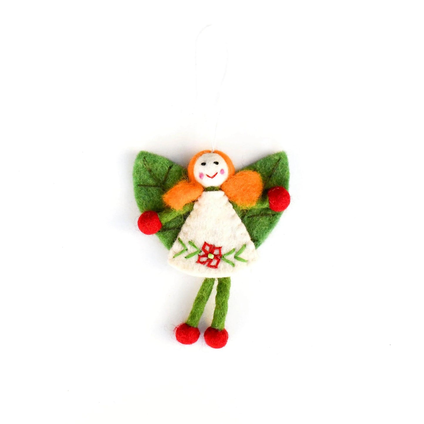 Felt Leaf Fairy - Yellow Hair