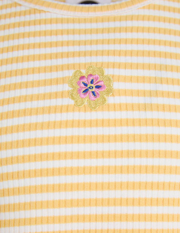 Gabriella Rib Dress Yellow - Lucky Last! (Size 7)